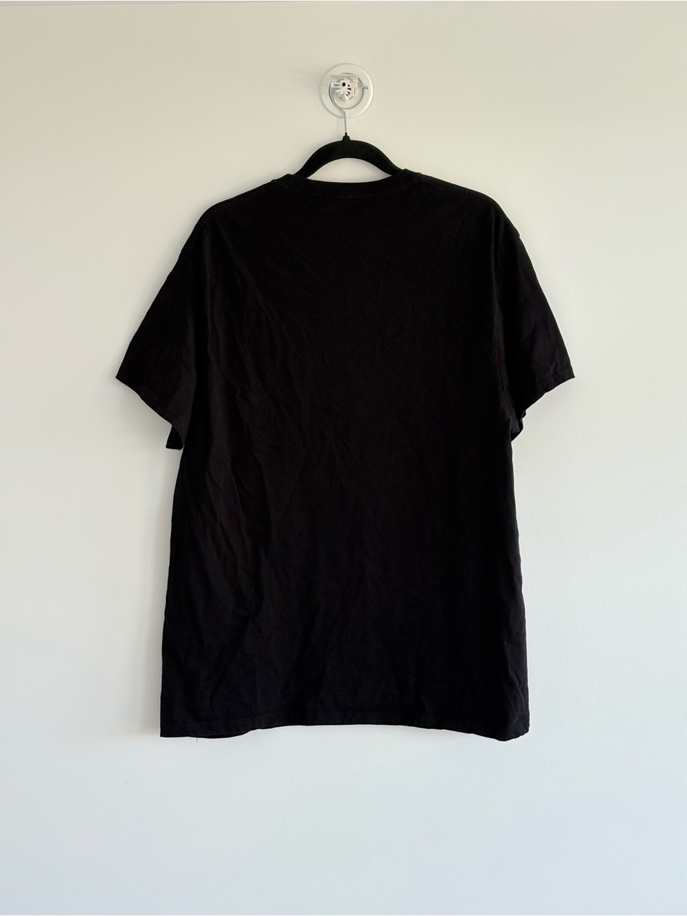 Target Black Short Sleeve Tee with Purple and Teal Graphic - Picture 2 of 4
